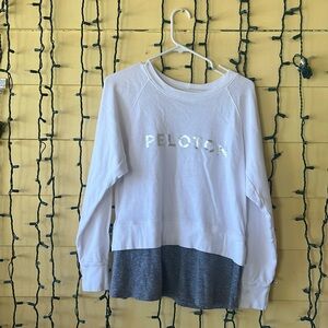 Monrow peloton layered shirt